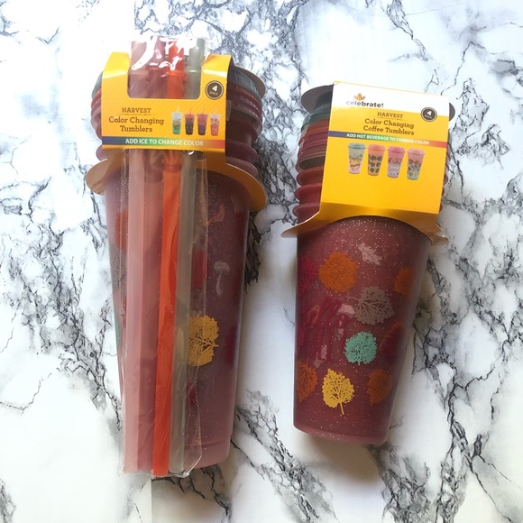 Harvest Color Changing Tumblers NEW - Picture 5 of 8